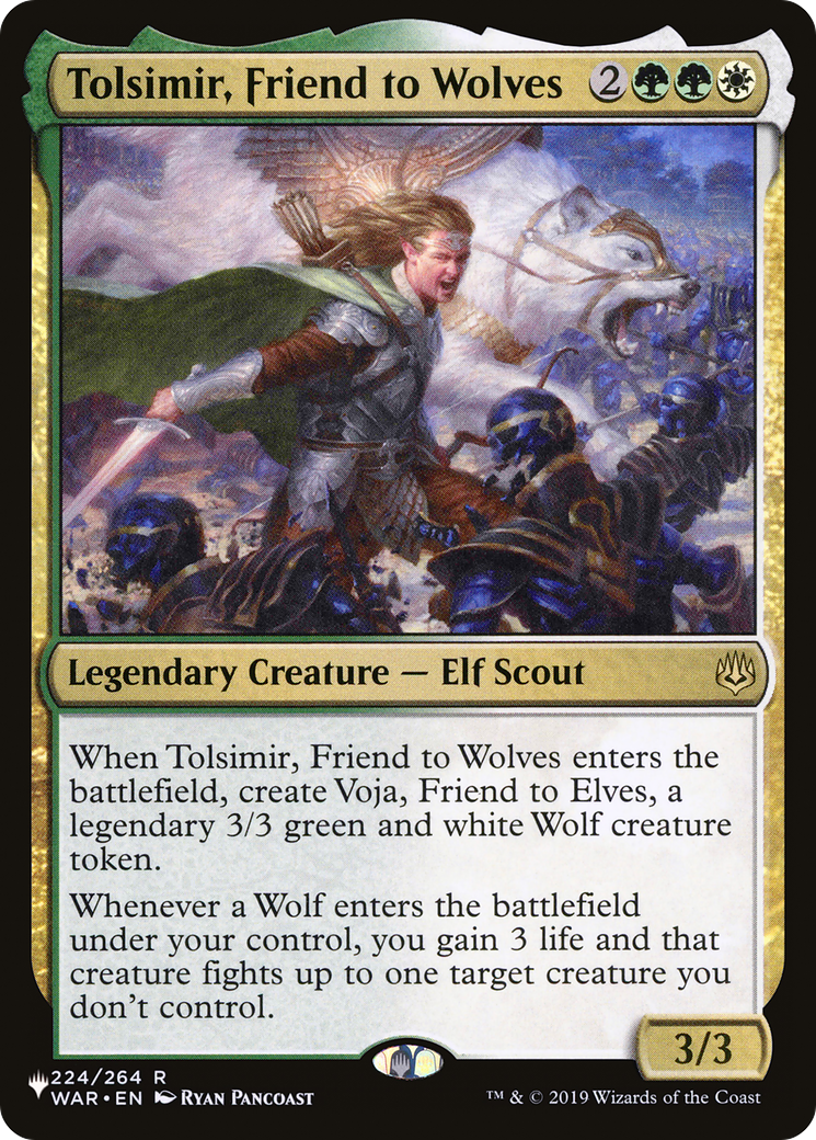 Tolsimir, Friend to Wolves (LIST-224/264)  - The List