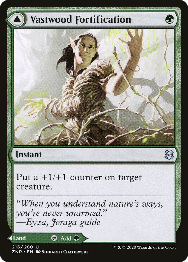 Vastwood Fortification (ZNR-216)  Foil - Zendikar Rising