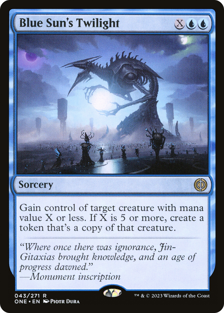 Blue Sun's Twilight (ONE-043)  - Phyrexia: All Will Be One