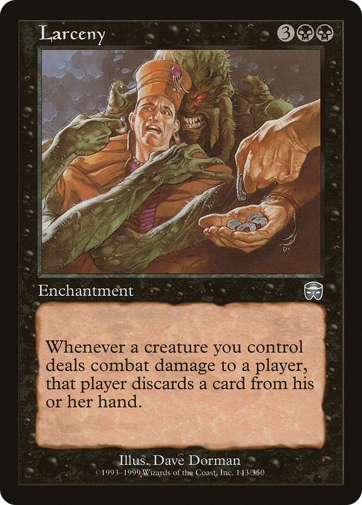 Larceny (MMQ-143)  Foil - Mercadian Masques
