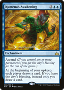 Kumena's Awakening (RIX-042)  Foil - Rivals of Ixalan