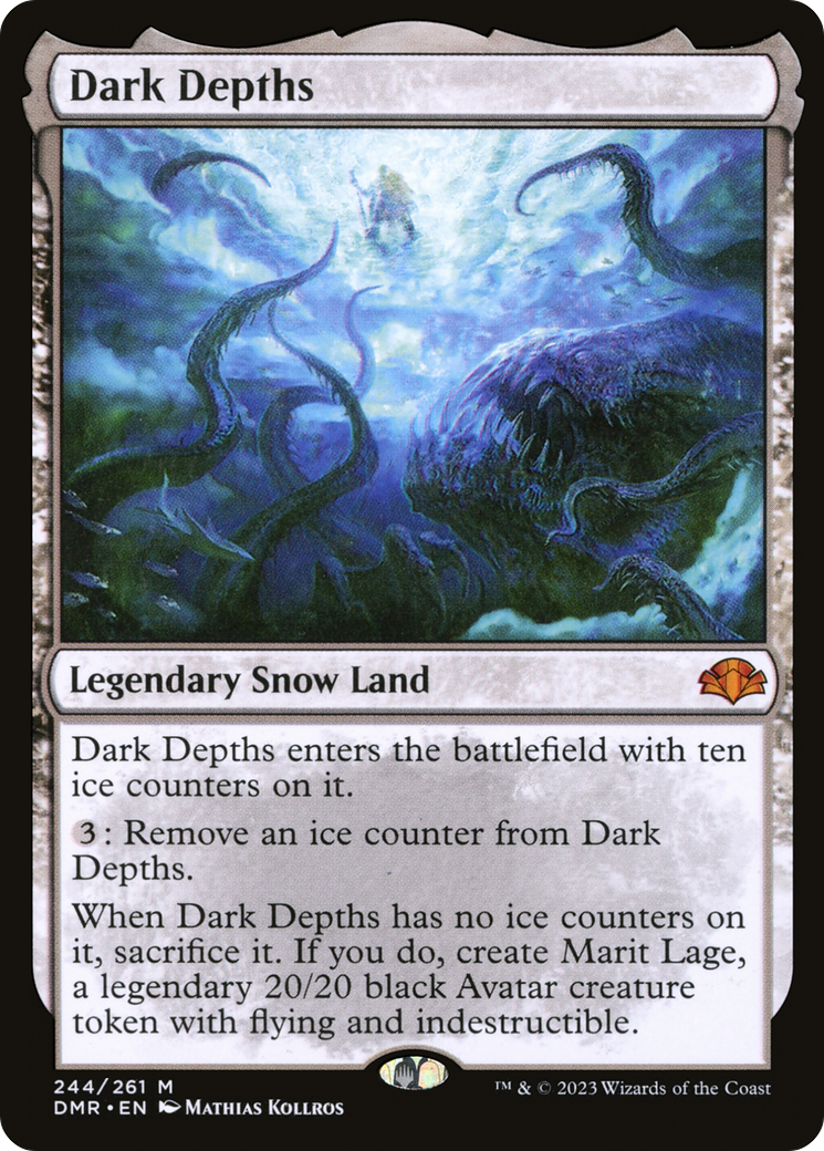 Dark Depths (DMR-244)  - Dominaria Remastered: (snow)