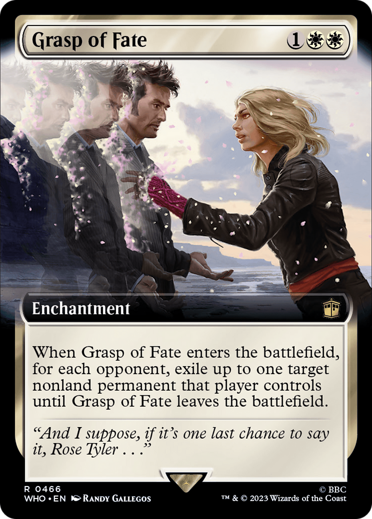 Grasp of Fate (Extended Art) (WHO-466)  Foil - Doctor Who: (Extended Art)