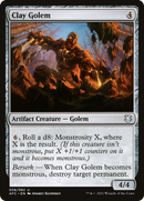 Clay Golem (AFC-058) - Adventures in the Forgotten Realms Commander