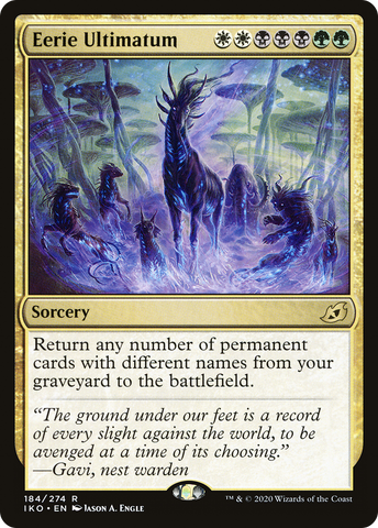 Eerie Ultimatum (IKO-184)  Foil - Ikoria: Lair of Behemoths