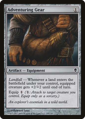 Adventuring Gear (ZEN-195)  - Zendikar