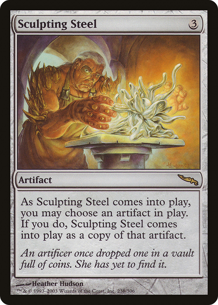 Sculpting Steel (MRD-238)  Foil - Mirrodin