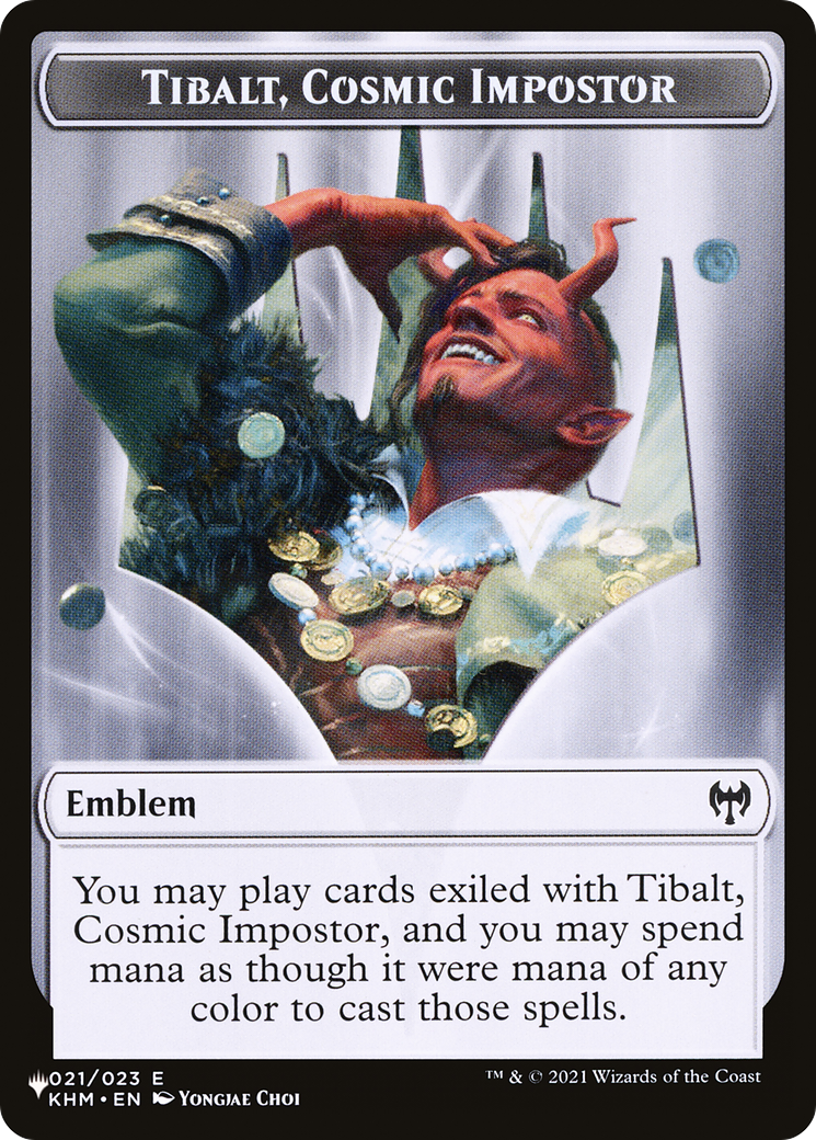 Tibalt, Cosmic Impostor Emblem (PLST-TKHM-21)  - The List