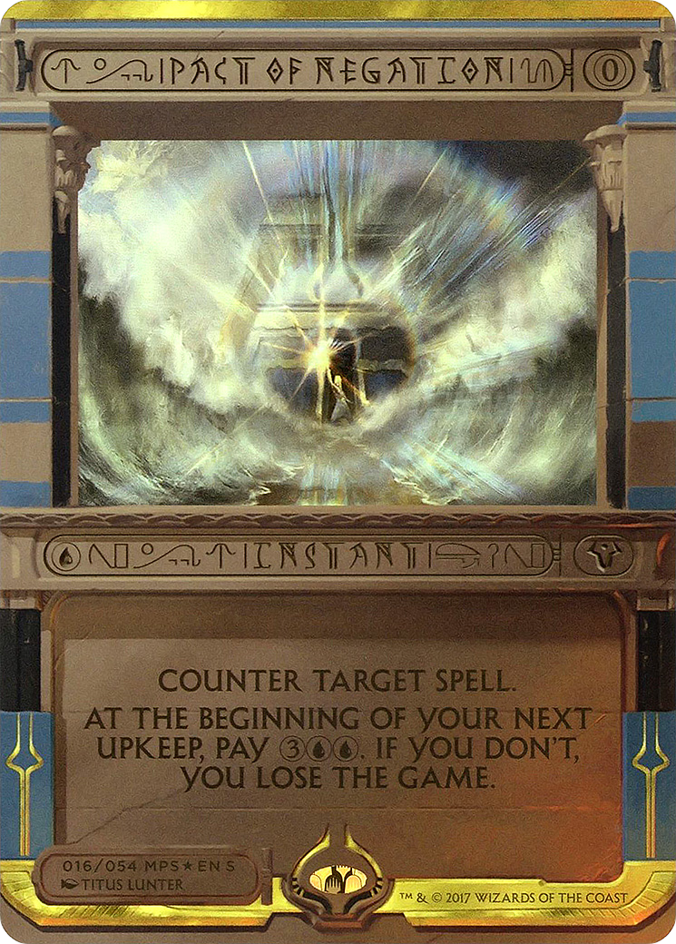 Pact of Negation (MPS2-016)  Foil - Amonkhet Invocations (Borderless)