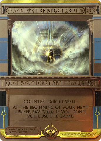 Pact of Negation (MPS2-016)  Foil - Amonkhet Invocations (Borderless)