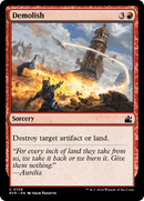 Demolish (RVR-106)  Foil - Ravnica Remastered