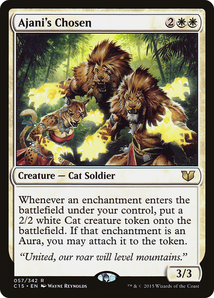 Ajani's Chosen (C15-057)  - Commander 2015