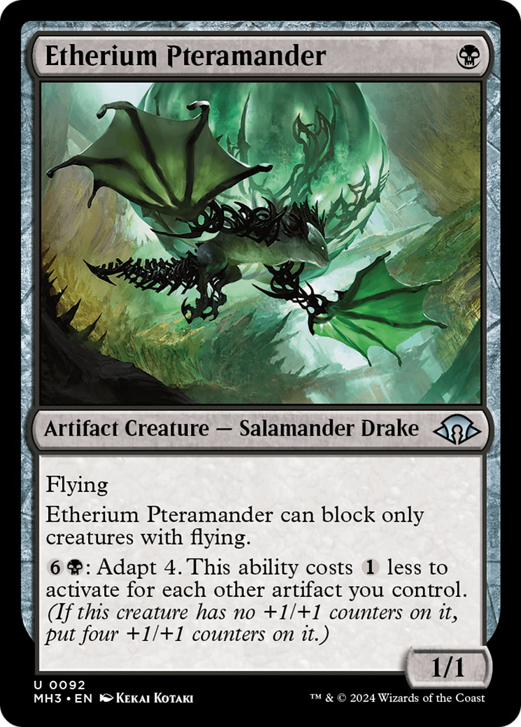 Etherium Pteramander (MH3-092)  Foil - Modern Horizons 3