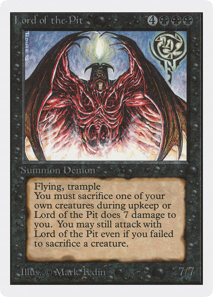 Lord of the Pit (2ED-)  - Unlimited Edition