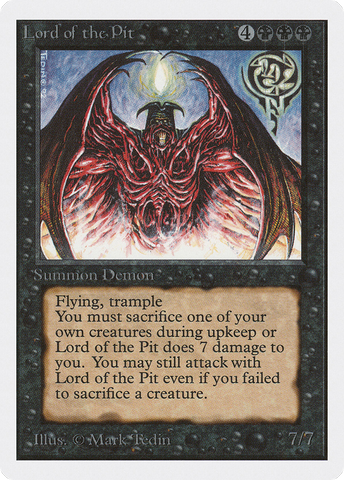 Lord of the Pit (2ED-)  - Unlimited Edition
