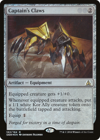 Captain's Claws (OGW-162†)  Foil - Oath of the Gatewatch