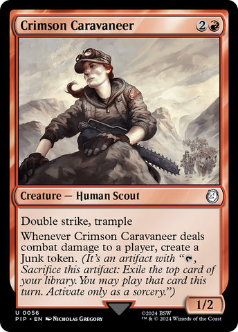 Crimson Caravaneer (PIP-056)  Foil - Fallout