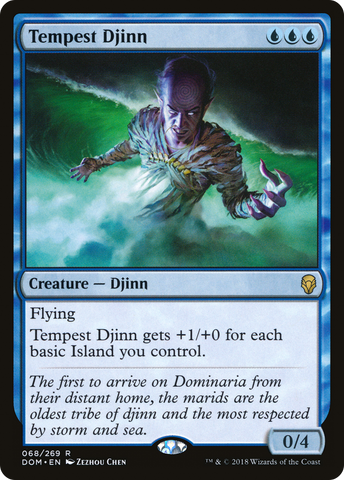 Tempest Djinn (DOM-068)  Foil - Dominaria