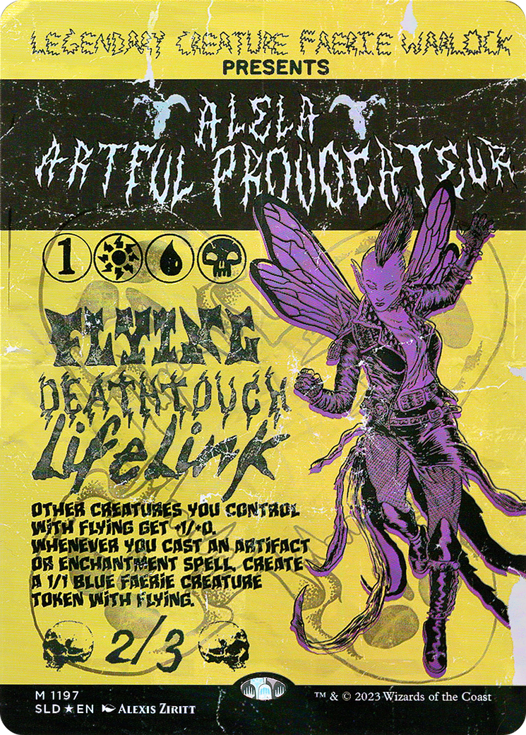 Alela, Artful Provocateur (1197) (SLD-1197)  Foil - Secret Lair Drop (Borderless)