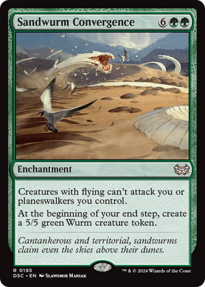 Sandwurm Convergence (DSC-195)  - Duskmourn: House of Horror Commander