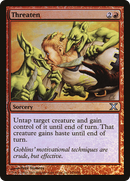 Threaten (10E-242★)  Foil - Tenth Edition