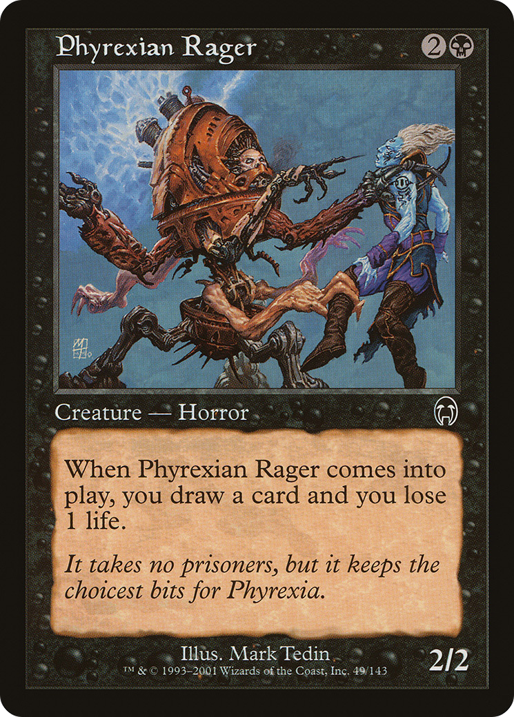 Phyrexian Rager (APC-049)  Foil - Apocalypse