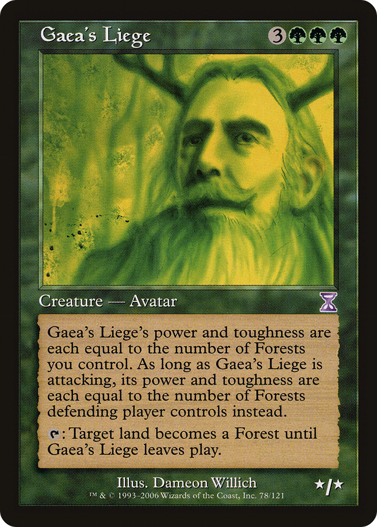 Gaea's Liege (TSB-078)  - Time Spiral Timeshifted