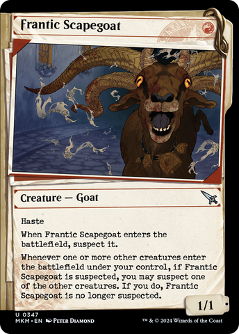 Frantic Scapegoat (Showcase) (MKM-347)  - Murders at Karlov Manor: (Showcase)