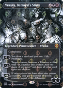 Vraska, Betrayal's Sting (Borderless) (Step-and-Compleat Foil) (ONE-442)  Foil - Phyrexia: All Will Be One: (Showcase)