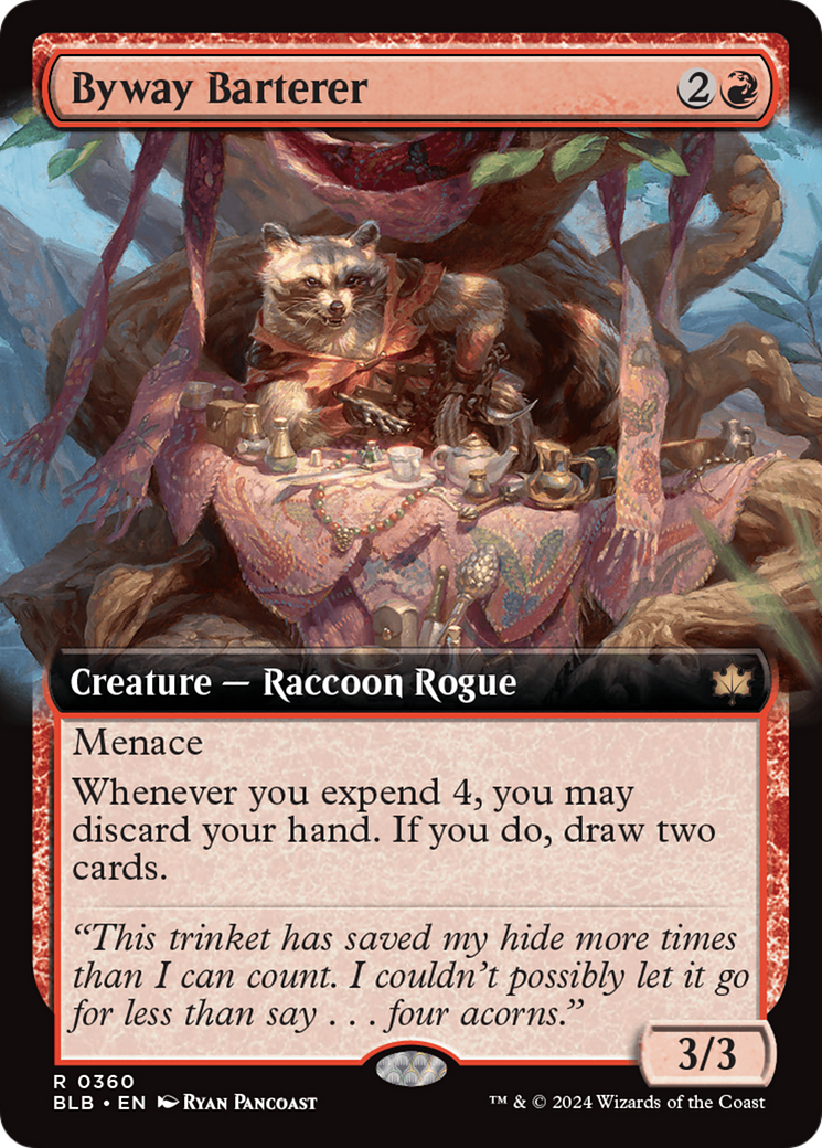 Byway Barterer (Extended Art) (BLB-360)  - Bloomburrow: (Extended Art)