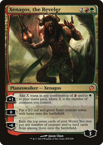 Xenagos, the Reveler (THS-209) - Theros Foil
