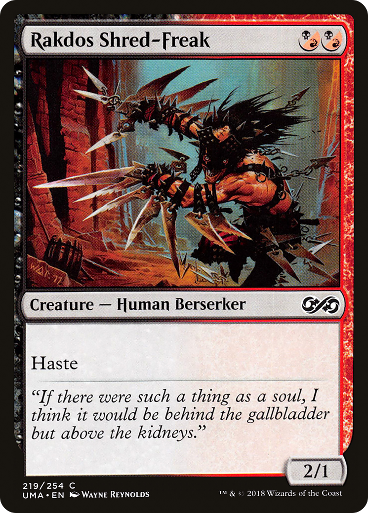 Rakdos Shred-Freak (UMA-219)  Foil - Ultimate Masters