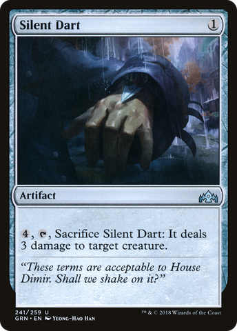 Silent Dart (GRN-241)  Foil - Guilds of Ravnica
