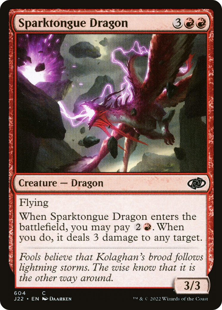 Sparktongue Dragon (J22-604)  - Jumpstart 2022