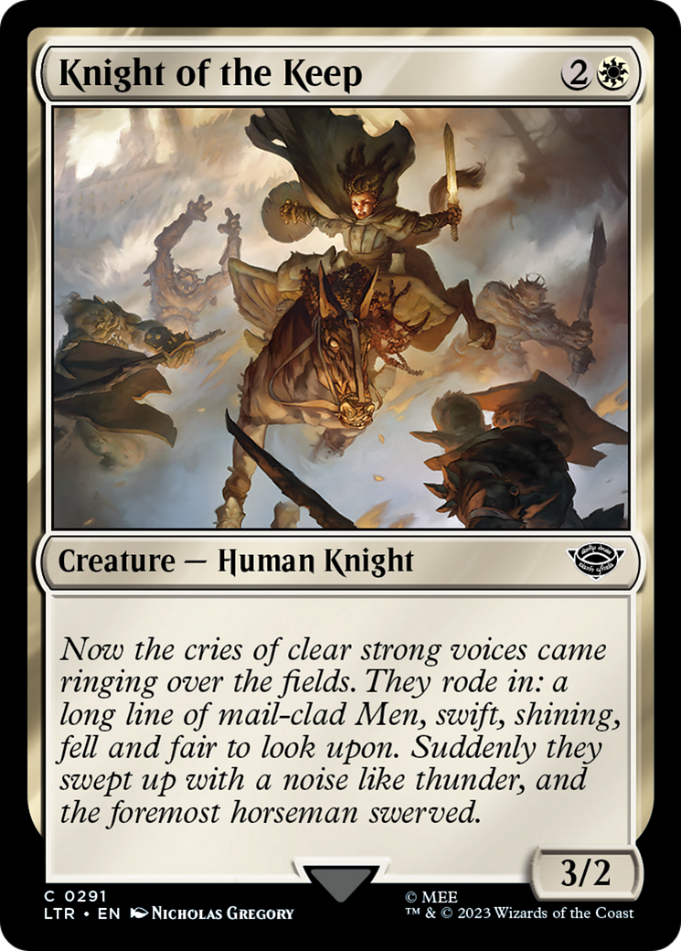Knight of the Keep (LTR-291)  - The Lord of the Rings: Tales of Middle-earth