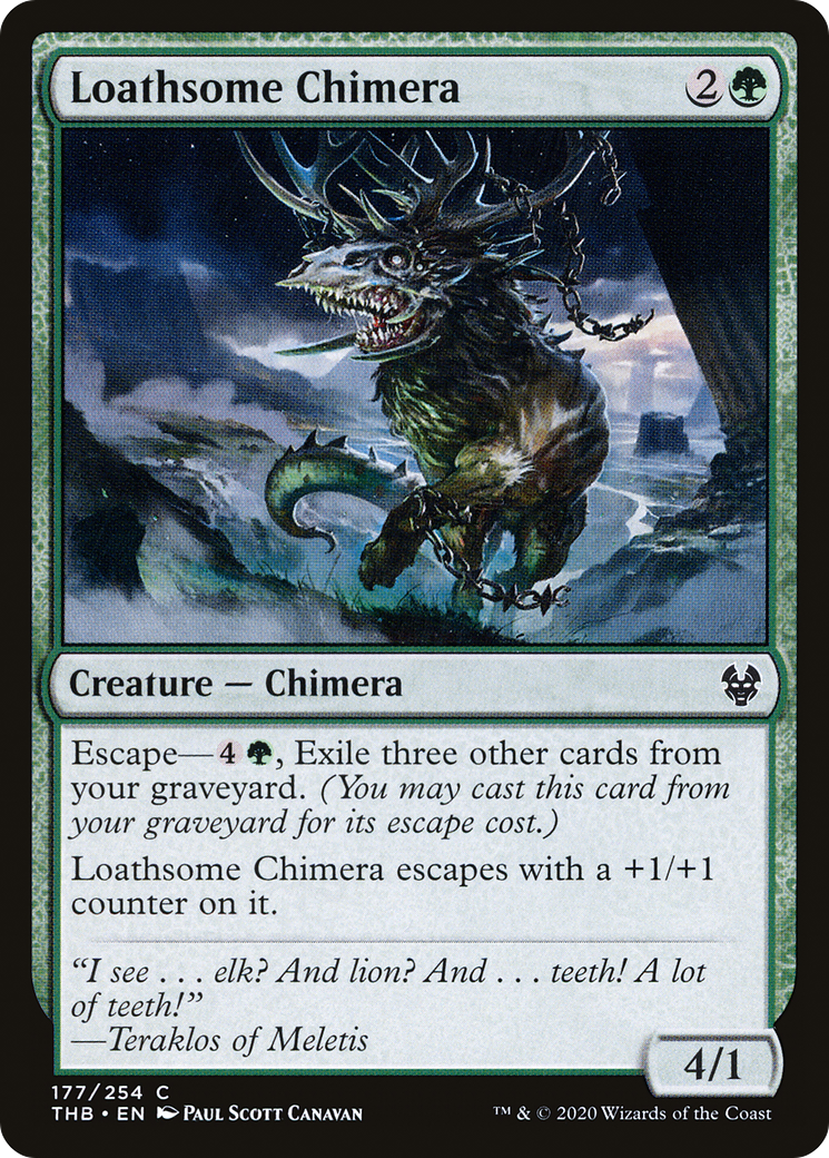 Loathsome Chimera (THB-177)  Foil - Theros Beyond Death