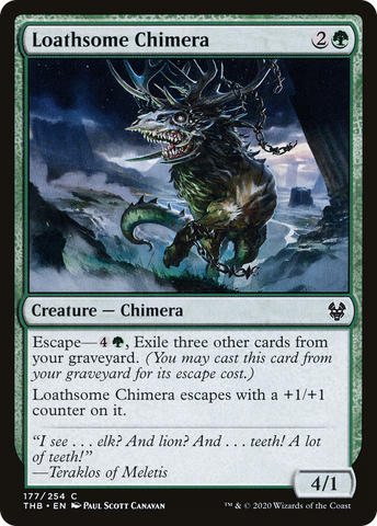 Loathsome Chimera (THB-177)  Foil - Theros Beyond Death