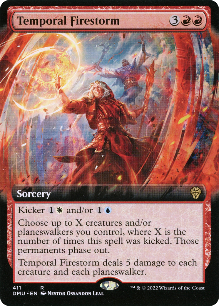 Temporal Firestorm (Extended Art) (DMU-411)  - Dominaria United: (Extended Art)