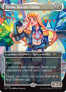 Thalia, Heretic Cathar (SLD-1428)  - Secret Lair Drop (Borderless)