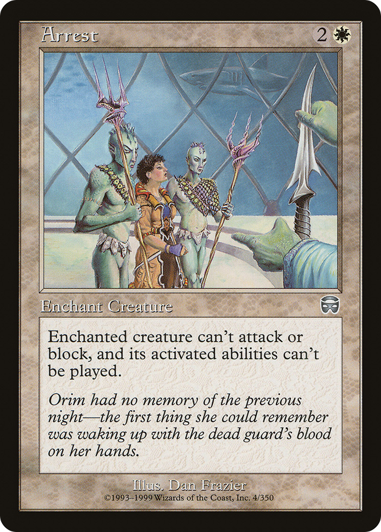 Arrest (MMQ-004)  Foil - Mercadian Masques