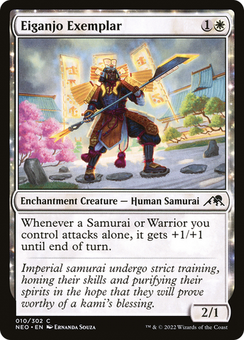 Eiganjo Exemplar (NEO-010)  - Kamigawa: Neon Dynasty: (enchantment)