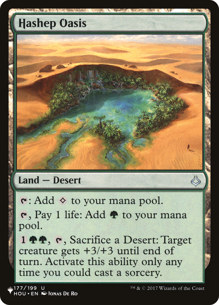 Hashep Oasis (LIST-HOU-177)  - The List