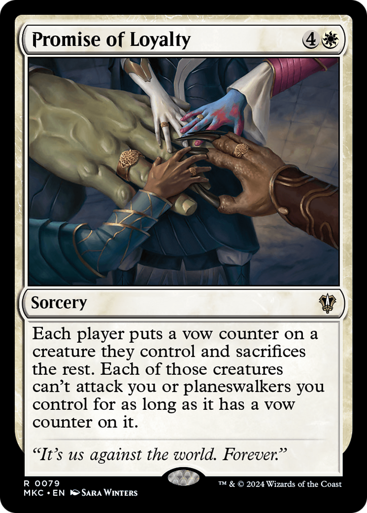 Promise of Loyalty (MKC-079)  - Murders at Karlov Manor Commander