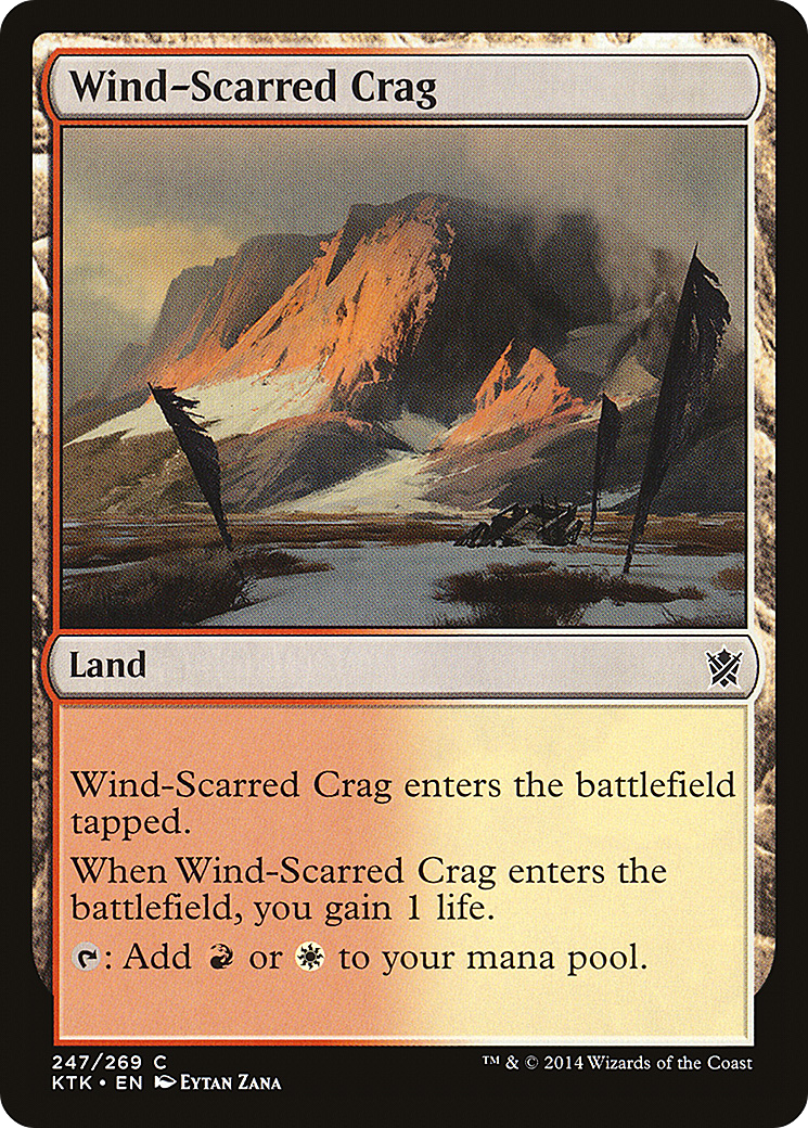 Wind-Scarred Crag (KTK-247) - Khans of Tarkir