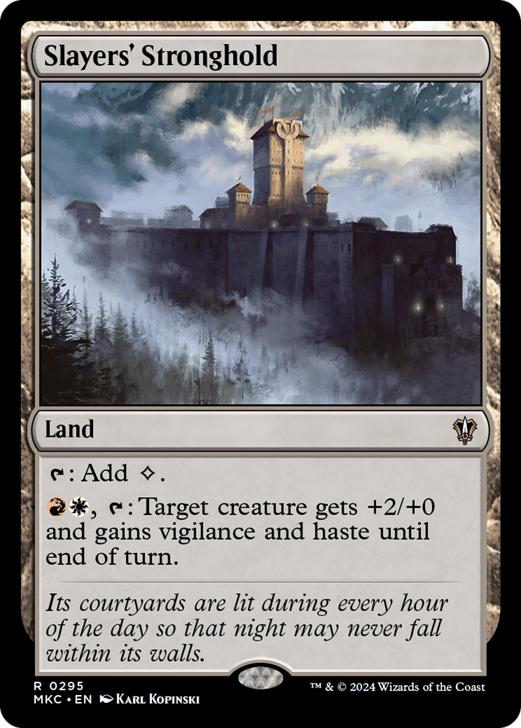 Slayers' Stronghold (MKC-295)  - Murders at Karlov Manor Commander