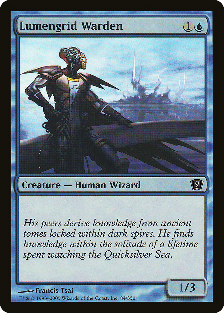 Lumengrid Warden (9ED-84★) - Ninth Edition Foil