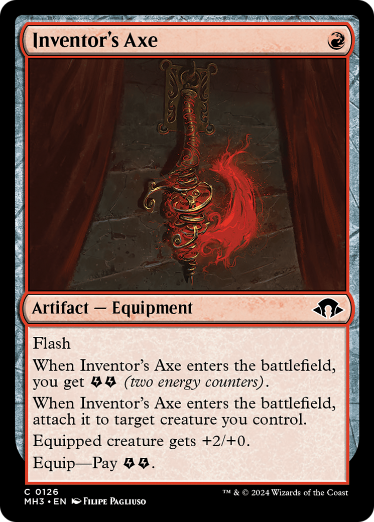 Inventor's Axe (MH3-126)  - Modern Horizons 3