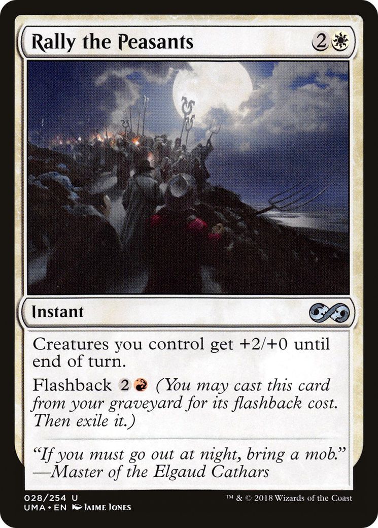 Rally the Peasants (UMA-028)  Foil - Ultimate Masters