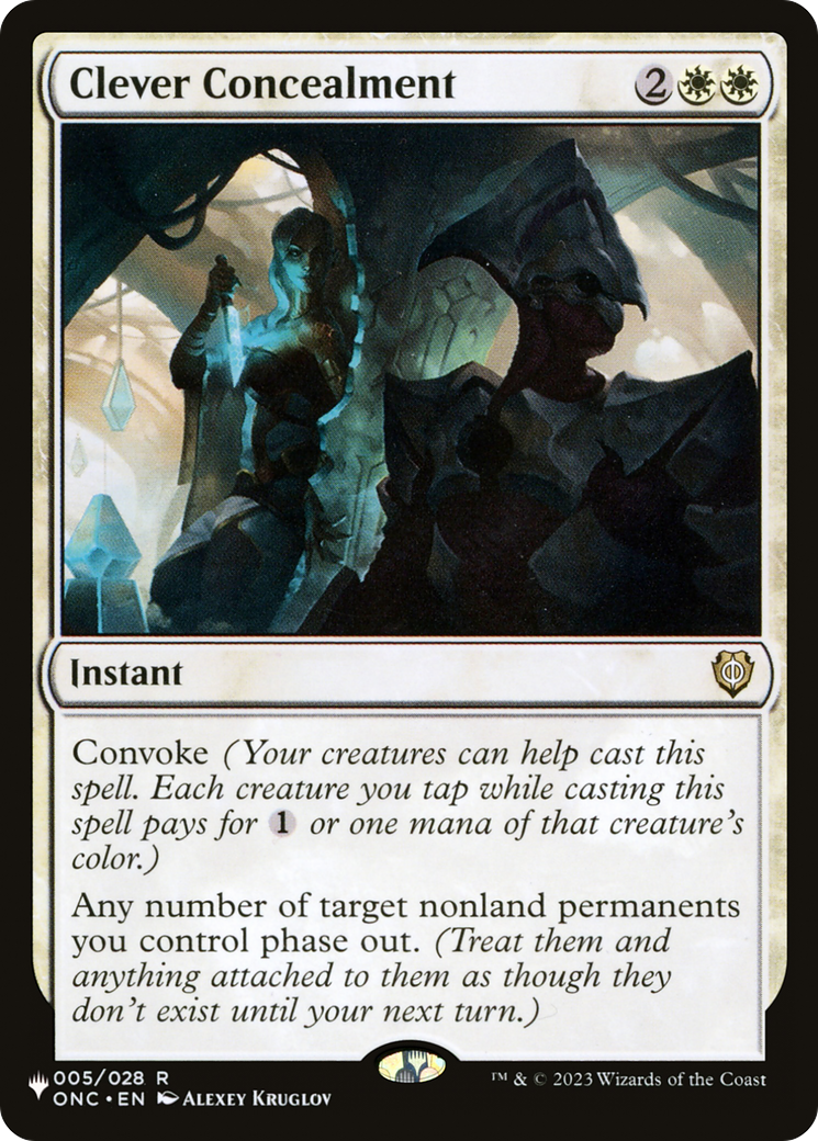 Clever Concealment (LIST-005/028)  - The List