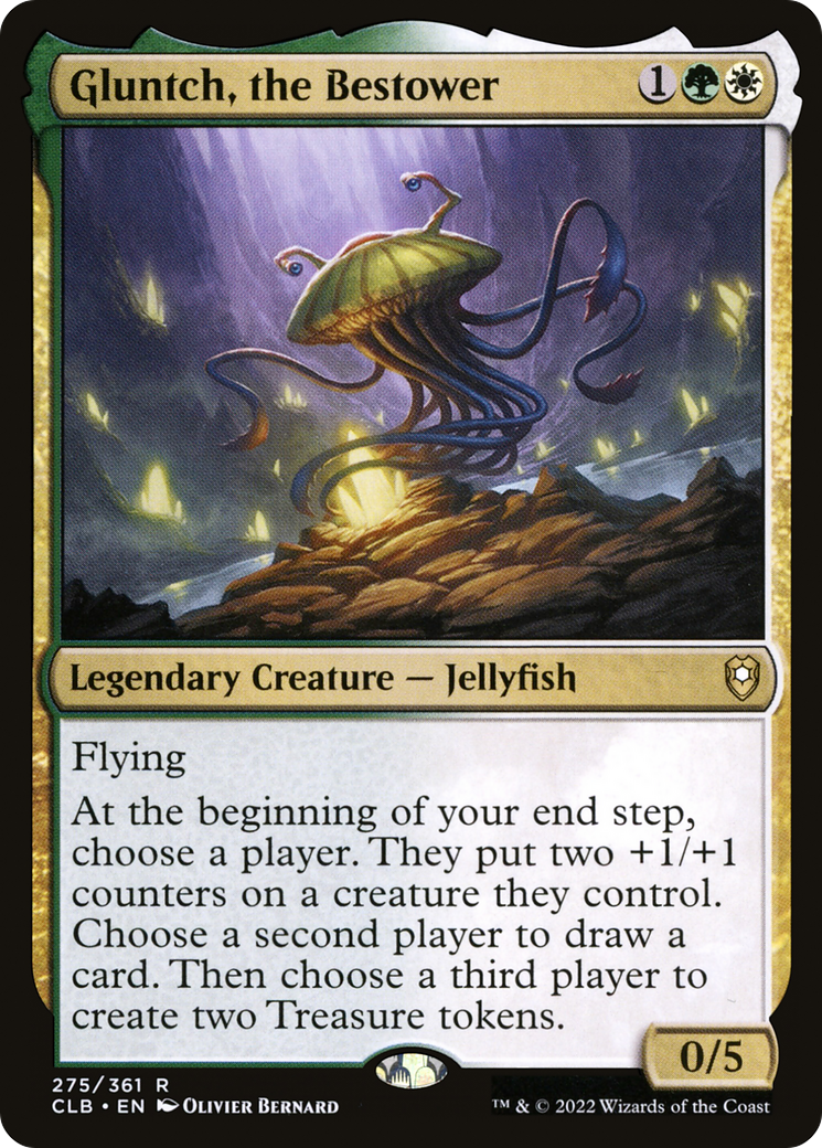Gluntch, the Bestower (CLB-275)  Foil - Commander Legends: Battle for Baldur's Gate